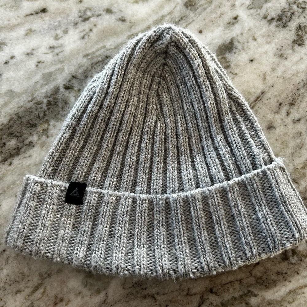 Gray Knit Beanie